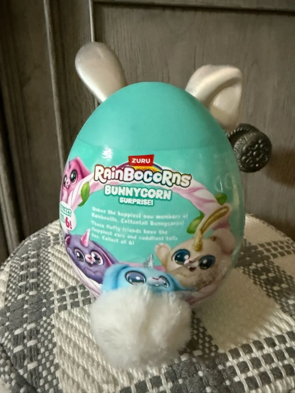ZURU Rainbocorns Bunnycorn Surprise Egg - Teal with Gold Accents